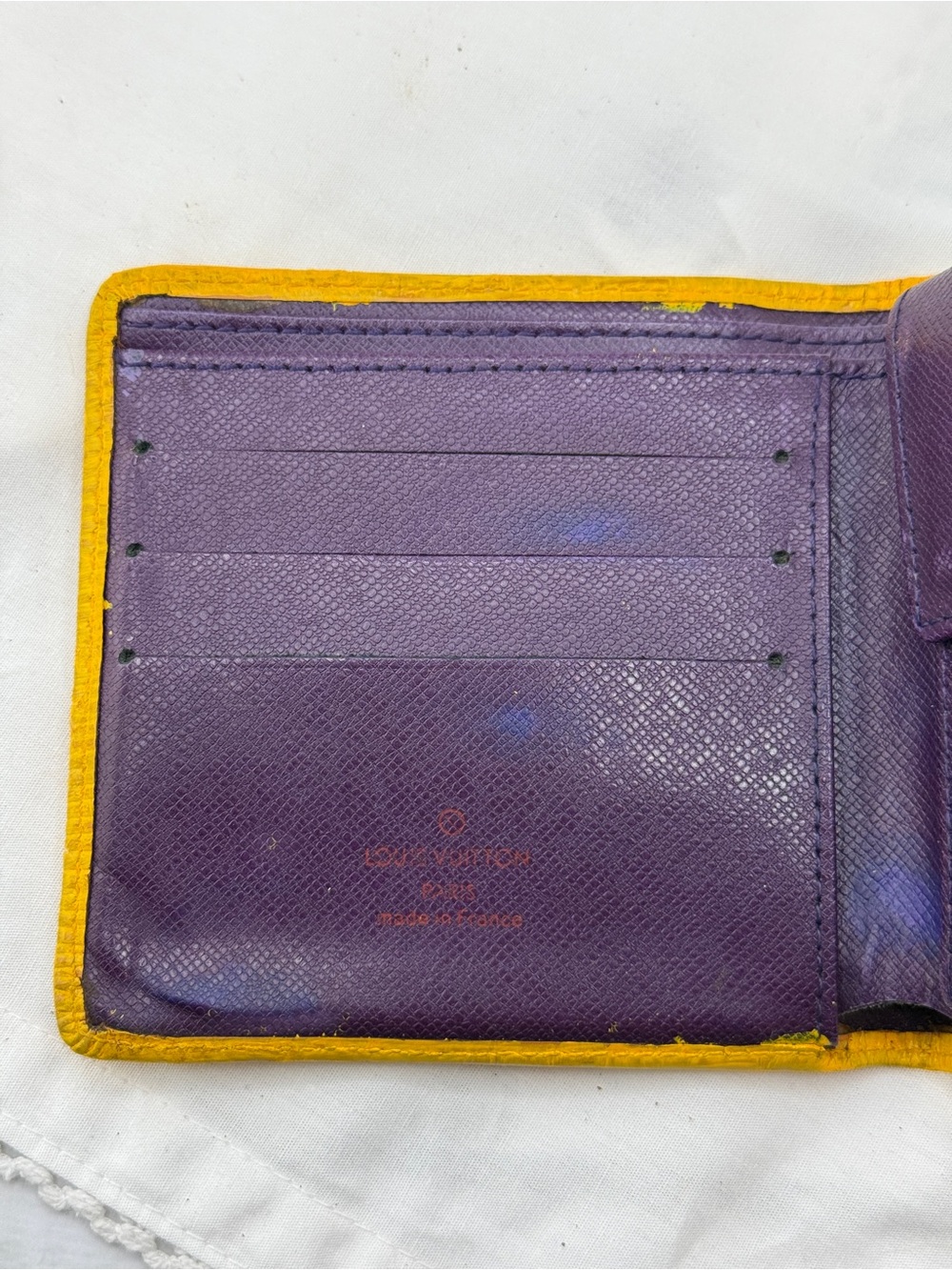 AUTHENTIC Louis Vuitton Marco Wallet. Yellow. - Picture 4 of 13